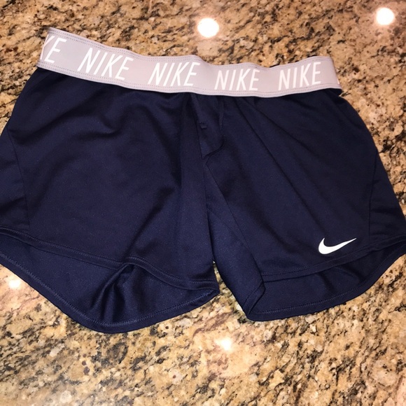 Nike Pants - Nike Dri-Fit Navy blue running shorts S